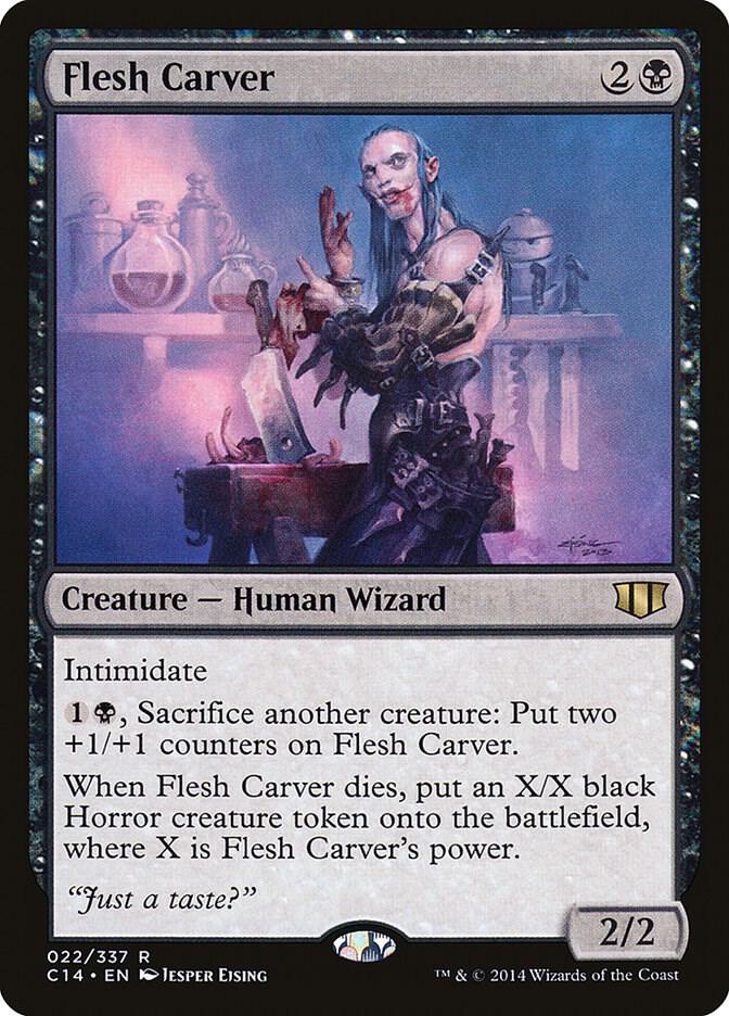 Flesh Carver 22 card from Commander 2014