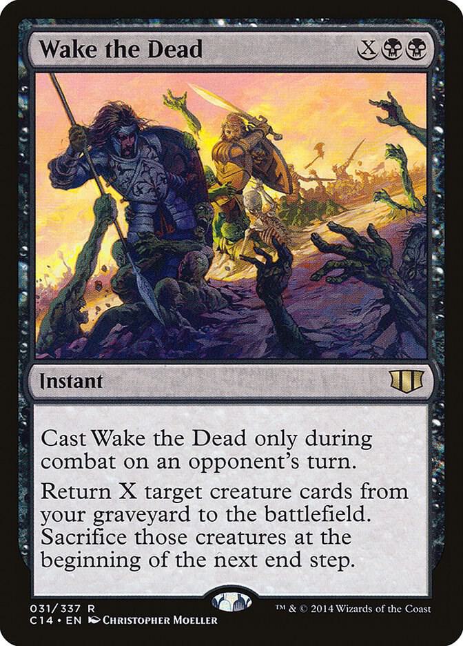 Wake the Dead 31 card from Commander 2014