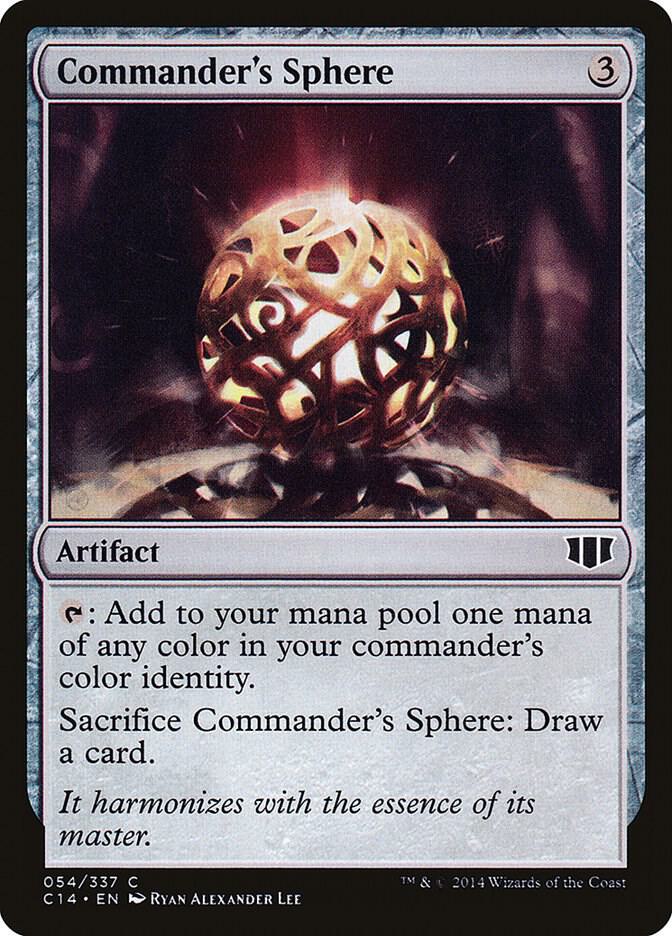 Commander's Sphere 54 card from Commander 2014