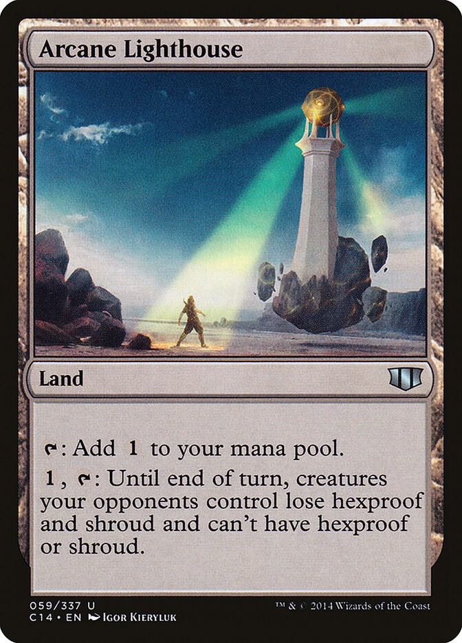 Arcane Lighthouse 59 card from Commander 2014