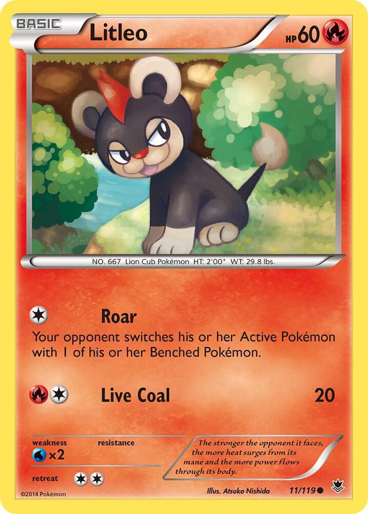 Litleo 11/119 card from XY - Phantom Forces