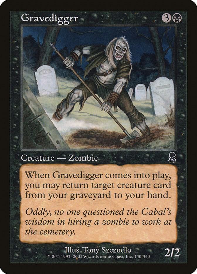 Gravedigger 140 card from Odyssey