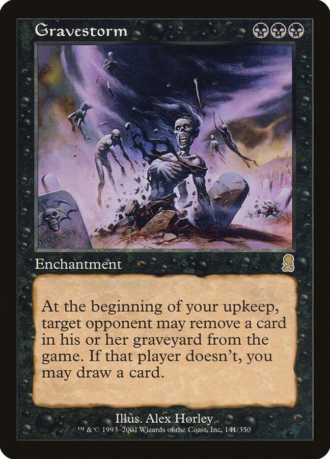 Gravestorm 141 card from Odyssey