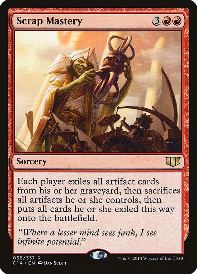 Scrap Mastery 38 card from Commander 2014