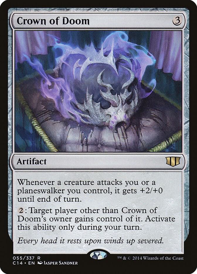 Crown of Doom 55 card from Commander 2014