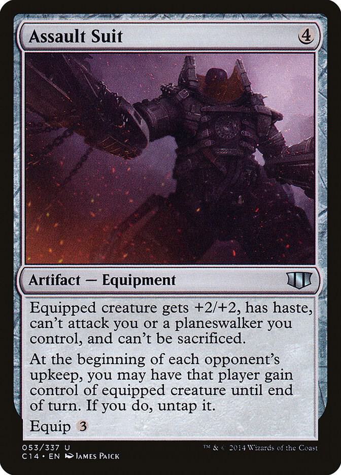 Assault Suit 53 card from Commander 2014