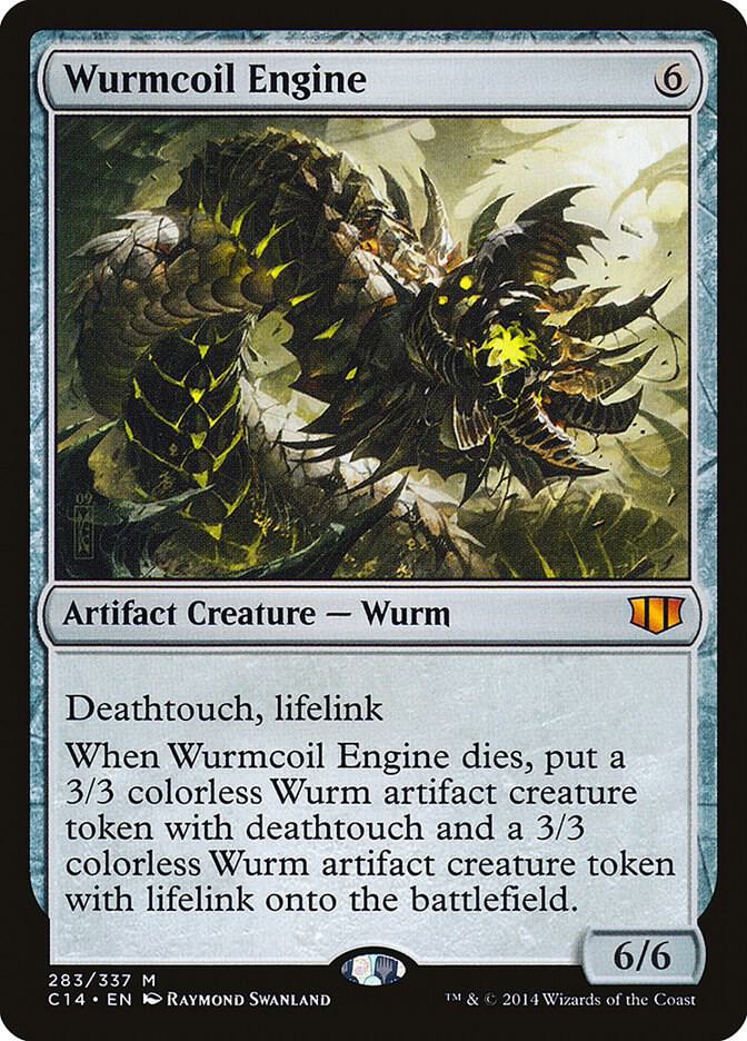 Wurmcoil Engine 283 card from Commander 2014