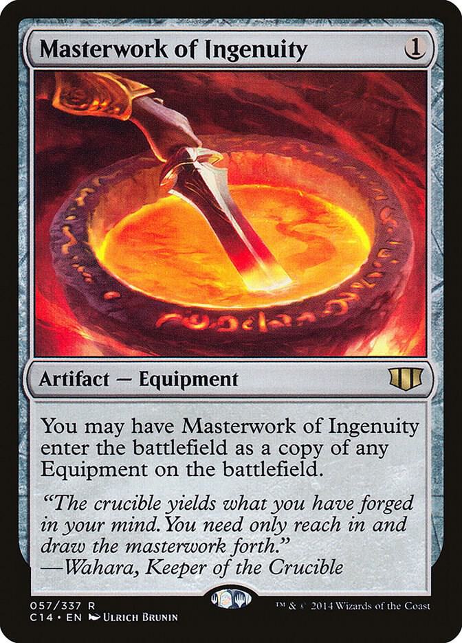 Masterwork of Ingenuity card from Commander 2014