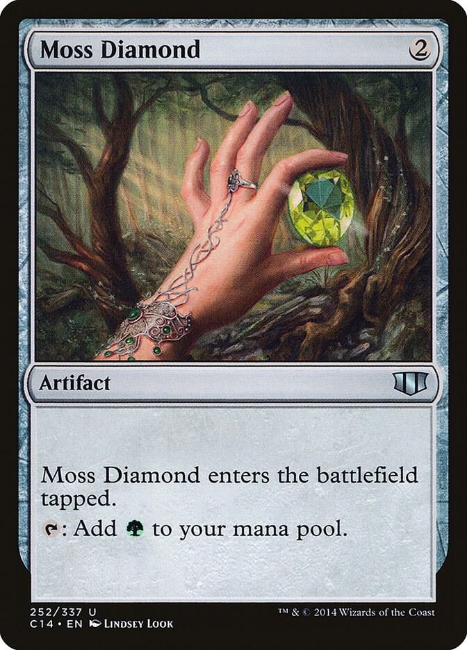 Moss Diamond card from Commander 2014