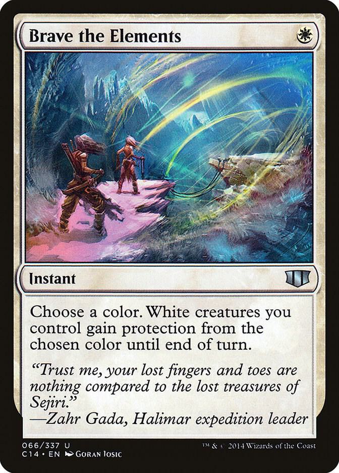 Brave the Elements 66 card from Commander 2014
