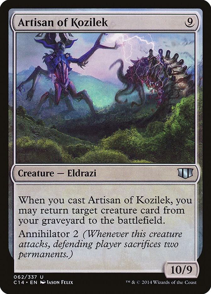 Artisan of Kozilek 62 card from Commander 2014
