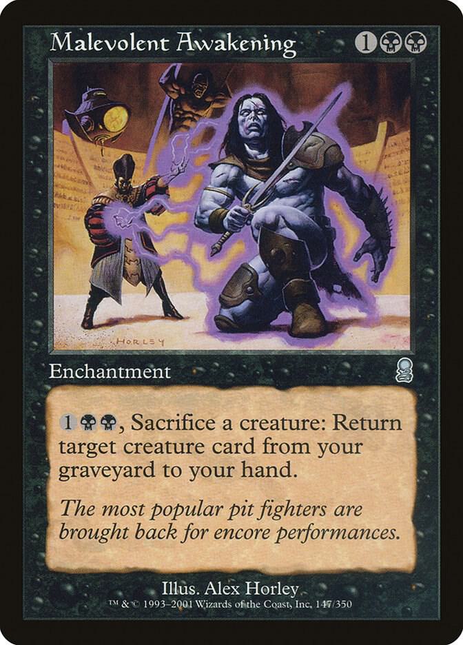 Malevolent Awakening 147 card from Odyssey