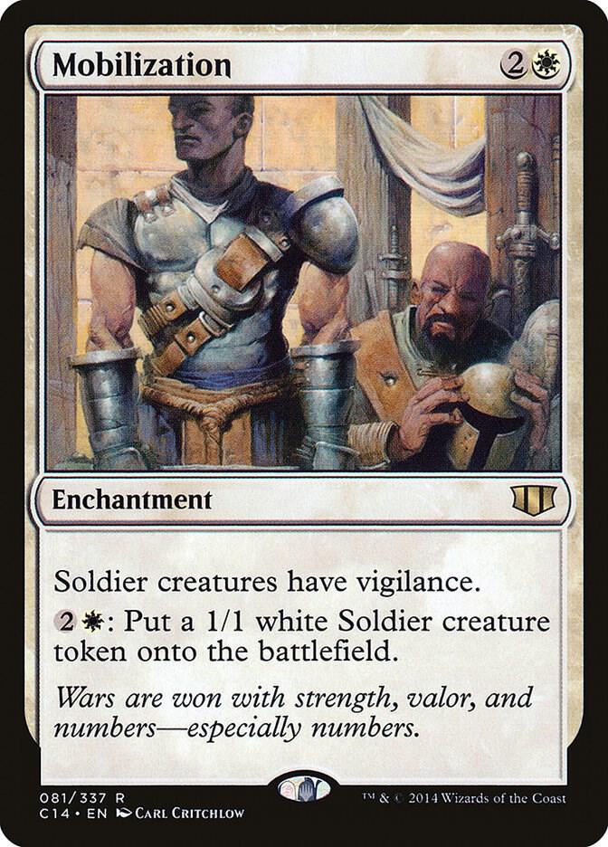 Mobilization 81 card from Commander 2014