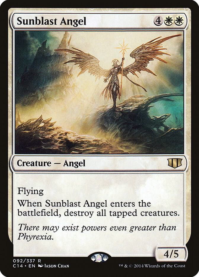 Sunblast Angel 92 card from Commander 2014
