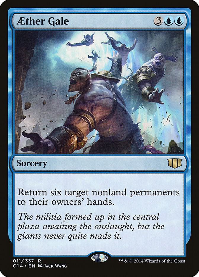 Aether Gale 11 card from Commander 2014