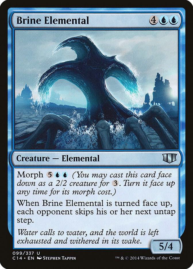 Brine Elemental 99 card from Commander 2014
