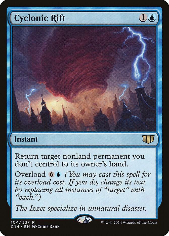 Cyclonic Rift 104 card from Commander 2014
