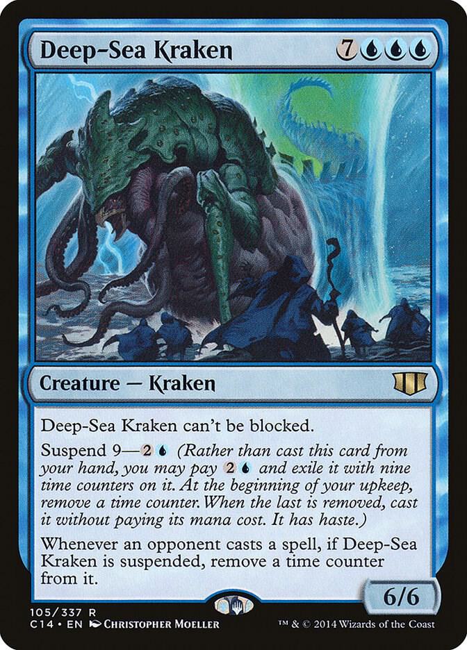 Deep-Sea Kraken 105 card from Commander 2014