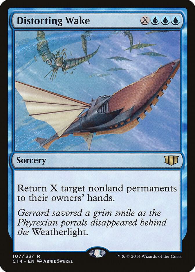 Distorting Wake 107 card from Commander 2014