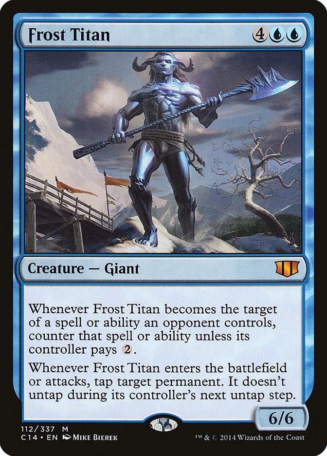 Frost Titan 112 card from Commander 2014