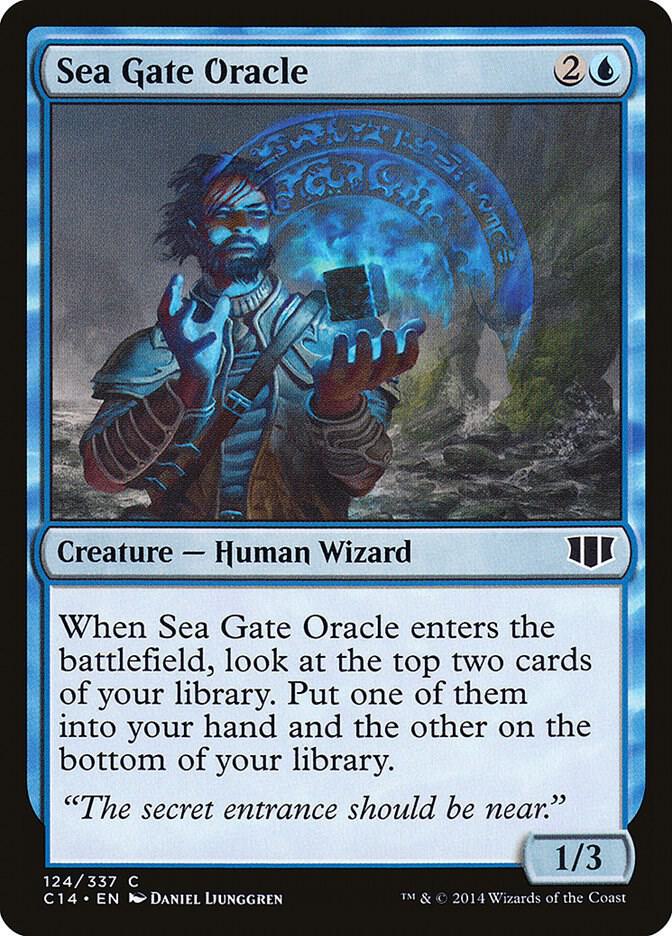 Sea Gate Oracle 124 card from Commander 2014
