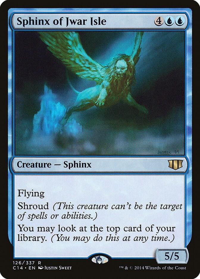 Sphinx of Jwar Isle 126 card from Commander 2014