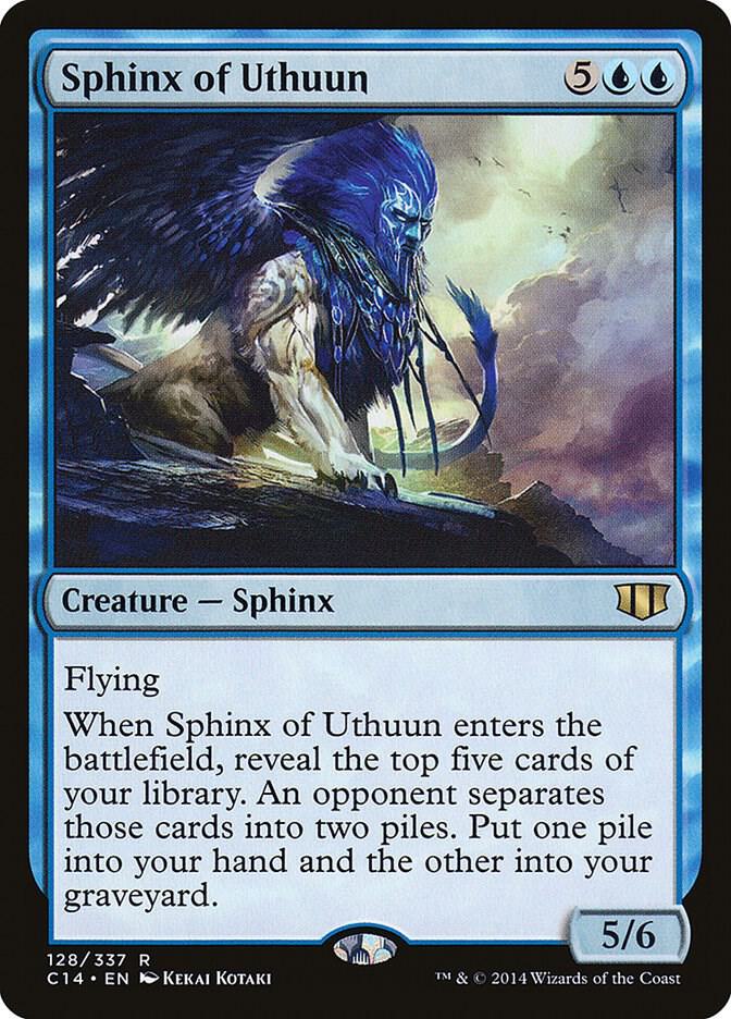 Sphinx of Uthuun 128 card from Commander 2014