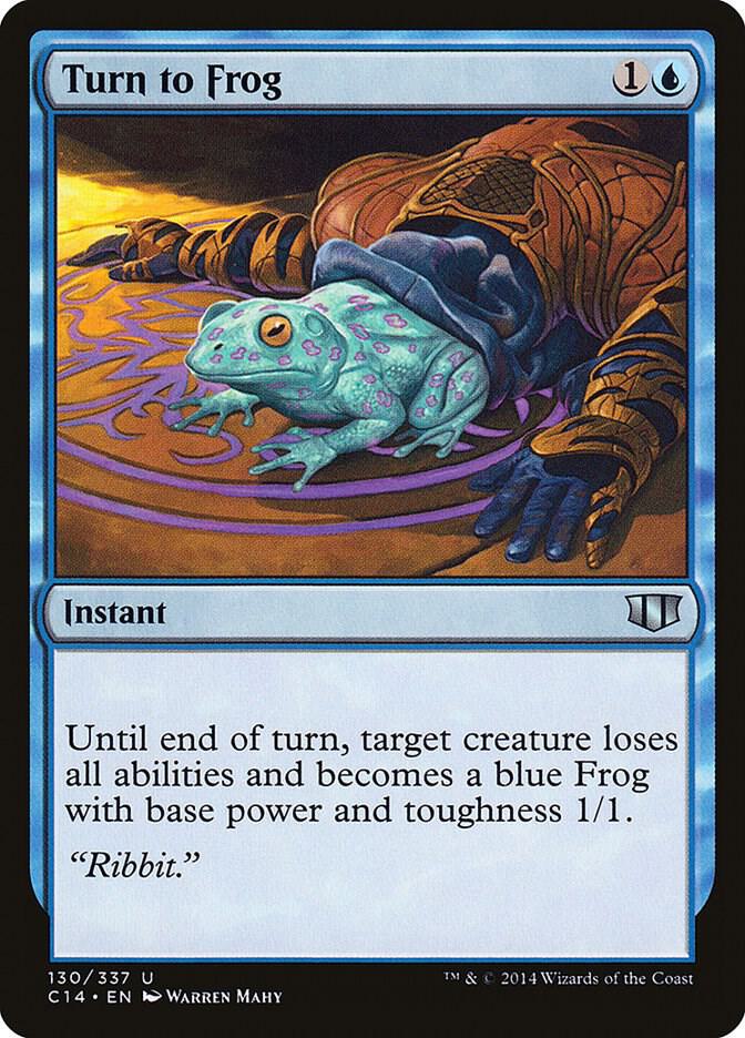 Turn to Frog 130 card from Commander 2014