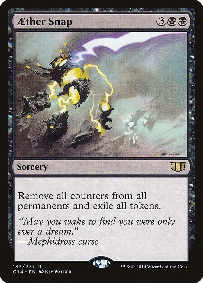 Aether Snap 133 card from Commander 2014