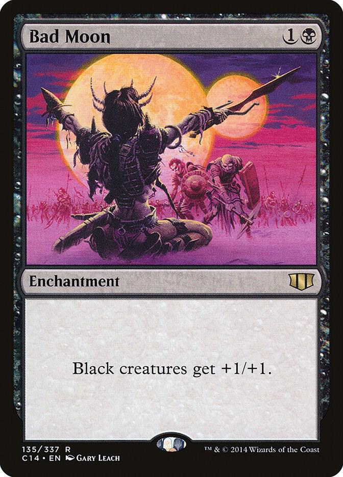 Bad Moon 135 card from Commander 2014