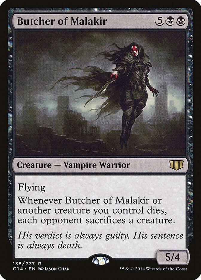 Butcher of Malakir 138 card from Commander 2014
