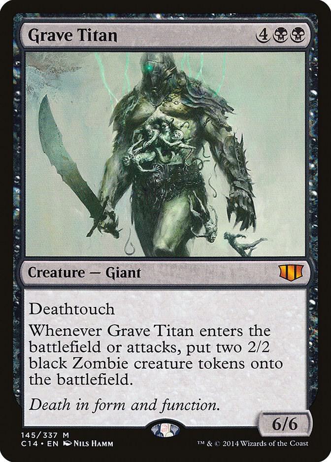 Grave Titan 145 card from Commander 2014