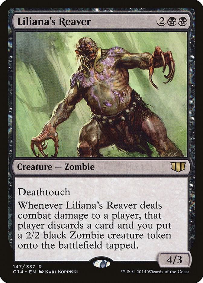 Liliana's Reaver 147 card from Commander 2014