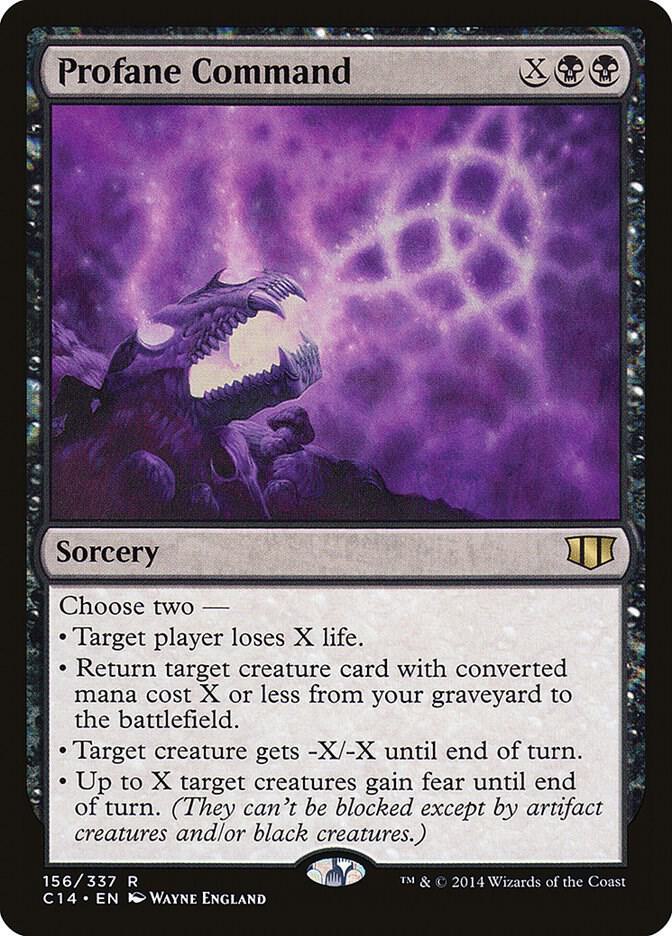 Profane Command 156 card from Commander 2014