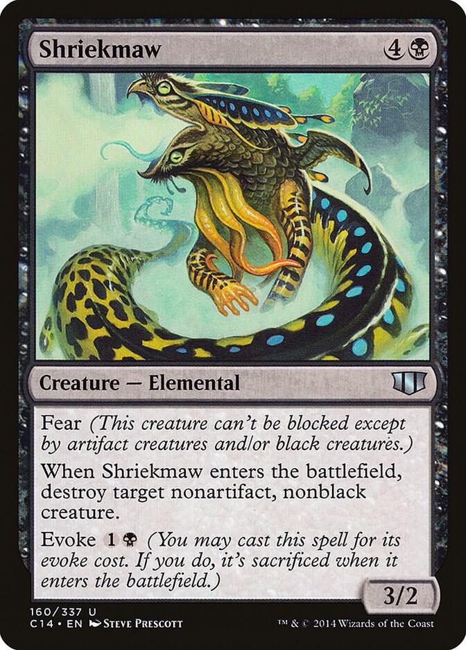 Shriekmaw 160 card from Commander 2014