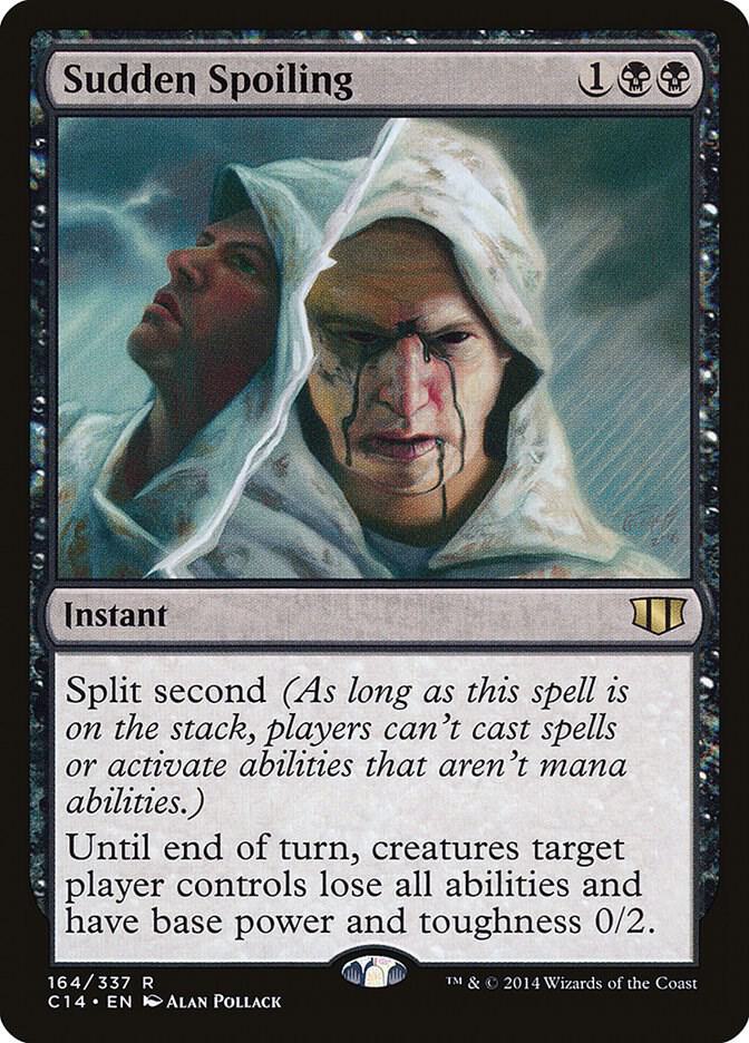 Sudden Spoiling 164 card from Commander 2014