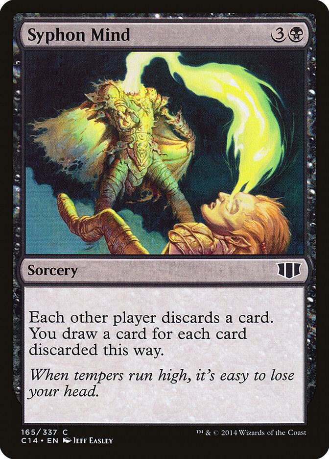 Syphon Mind 165 card from Commander 2014