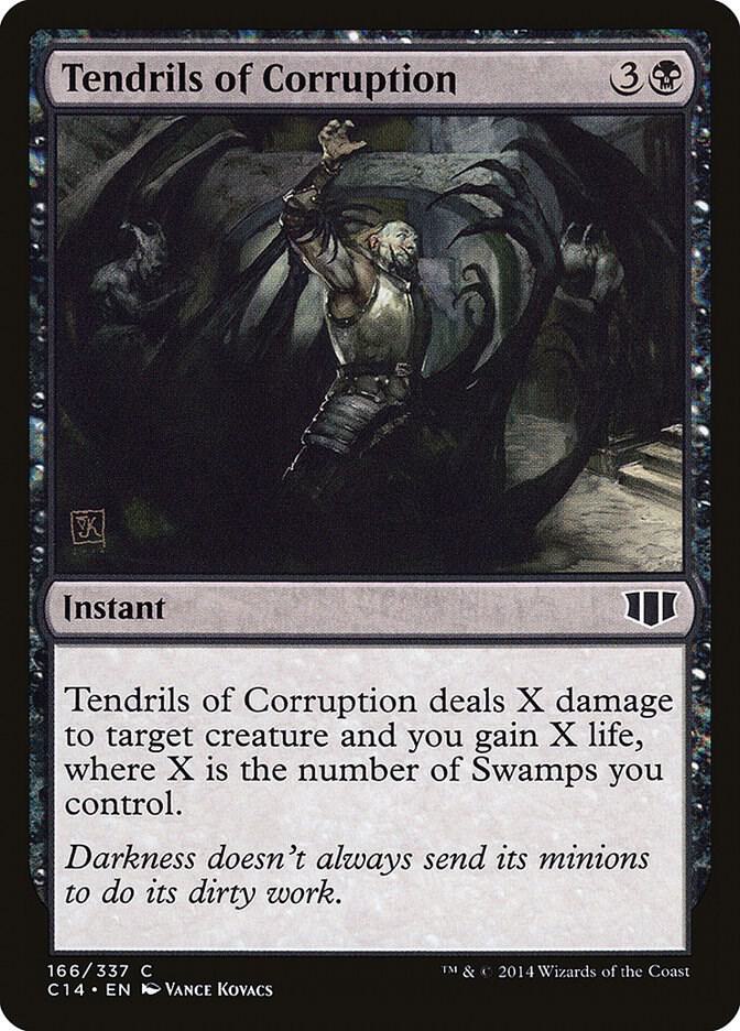 Tendrils of Corruption 166 card from Commander 2014