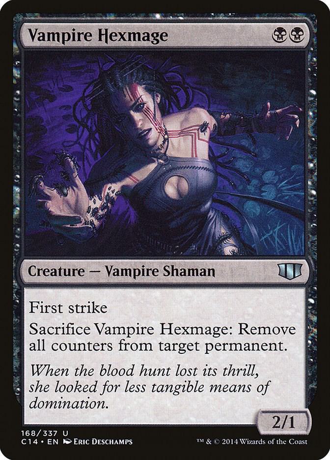 Vampire Hexmage 168 card from Commander 2014
