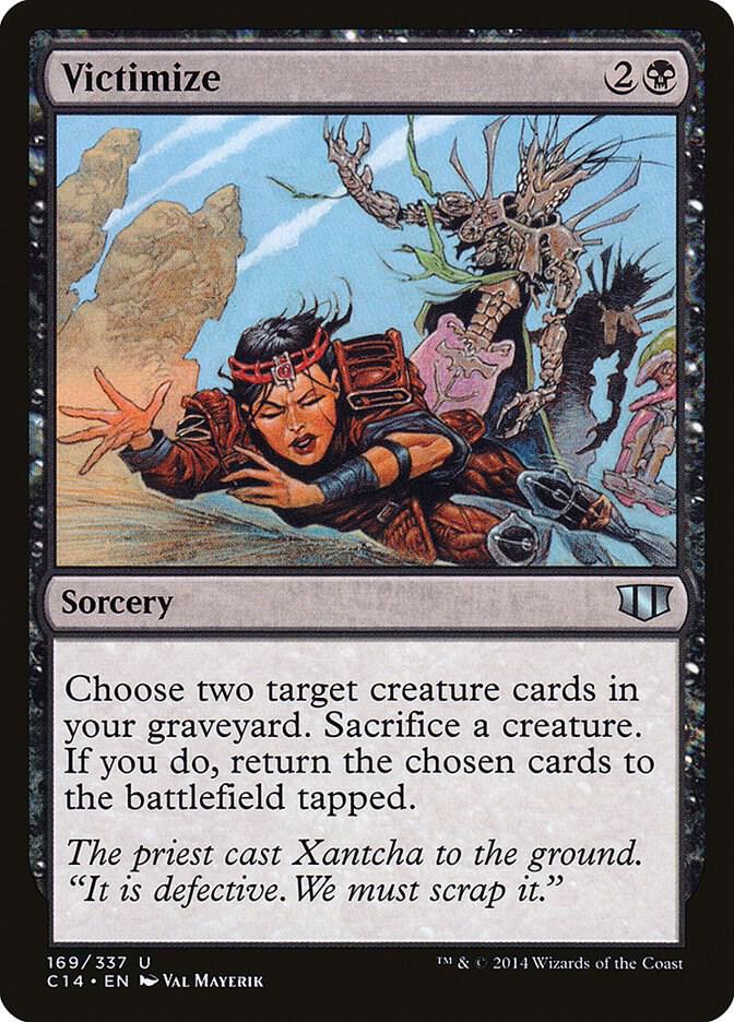 Victimize 169 card from Commander 2014