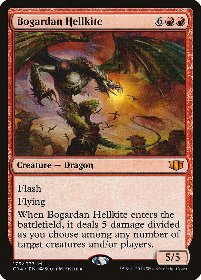 Bogardan Hellkite 173 card from Commander 2014