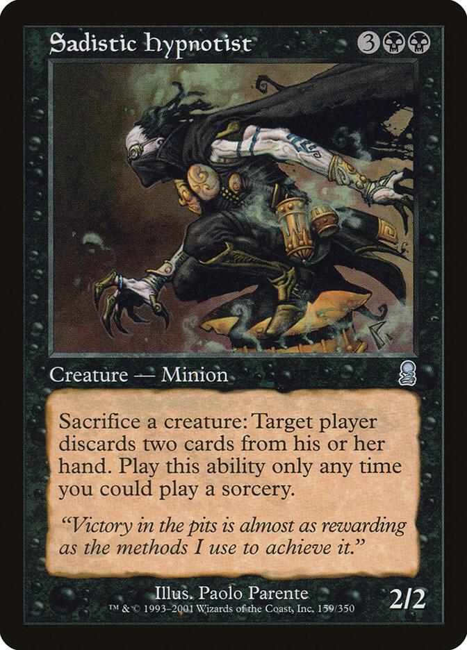 Sadistic Hypnotist 159 card from Odyssey