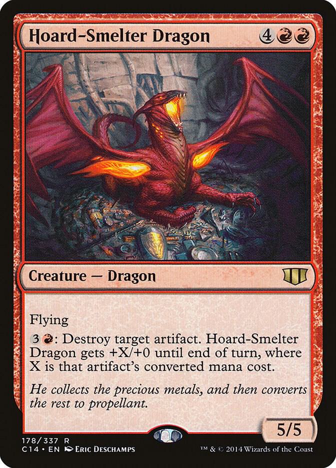 Hoard-Smelter Dragon 178 card from Commander 2014