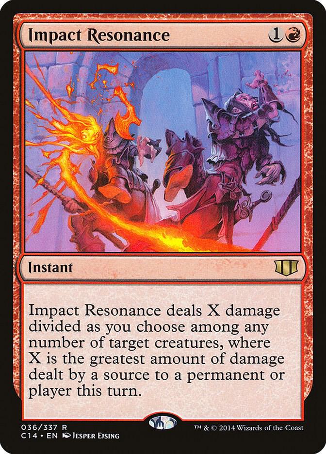 Impact Resonance 36 card from Commander 2014