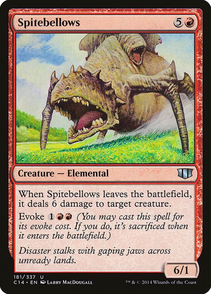 Spitebellows 181 card from Commander 2014