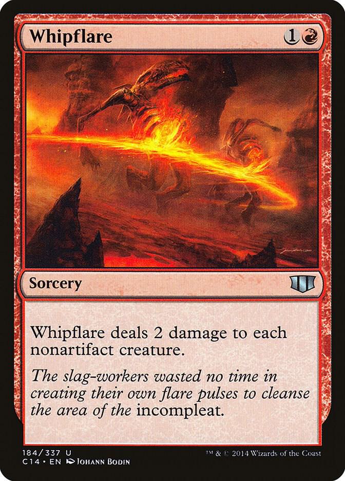 Whipflare 184 card from Commander 2014