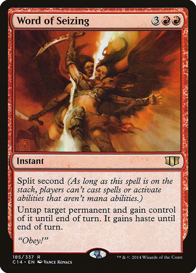 Word of Seizing 185 card from Commander 2014