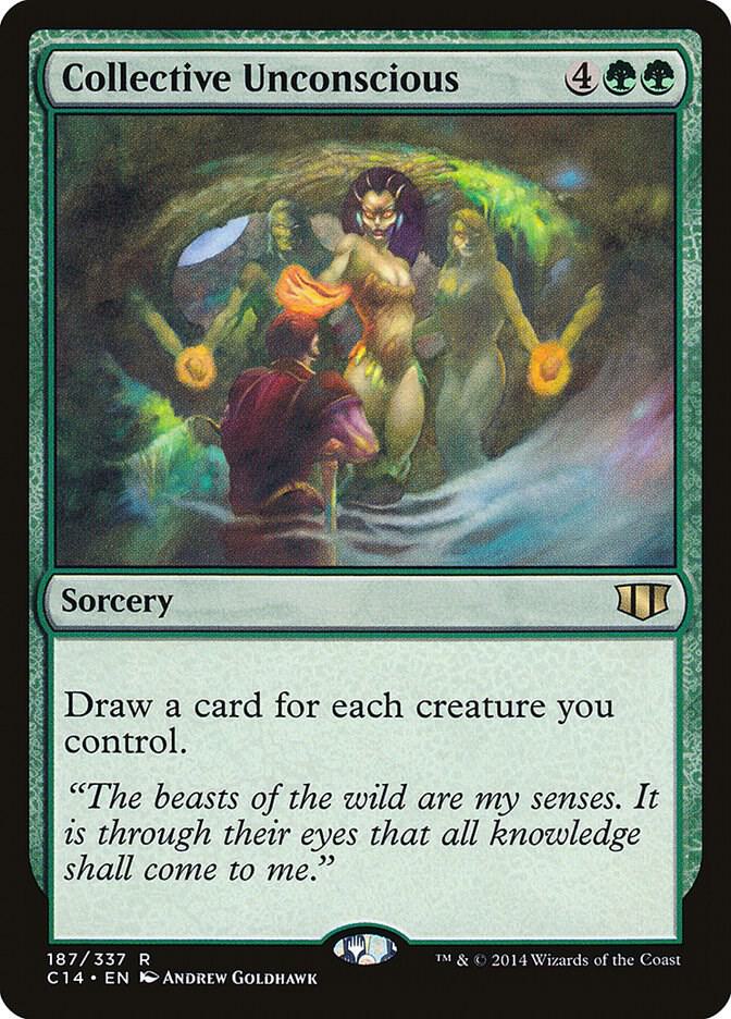 Collective Unconscious 187 card from Commander 2014
