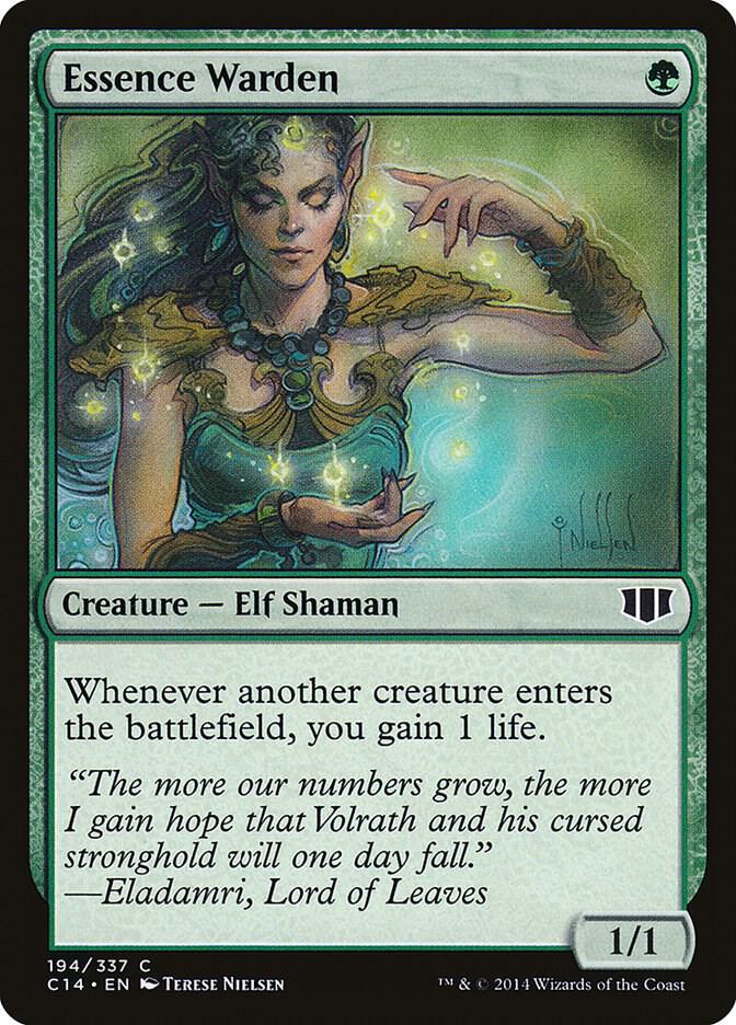 Essence Warden 194 card from Commander 2014