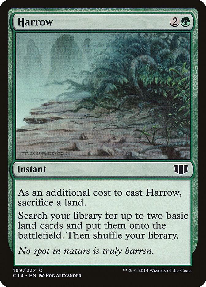 Harrow 199 card from Commander 2014